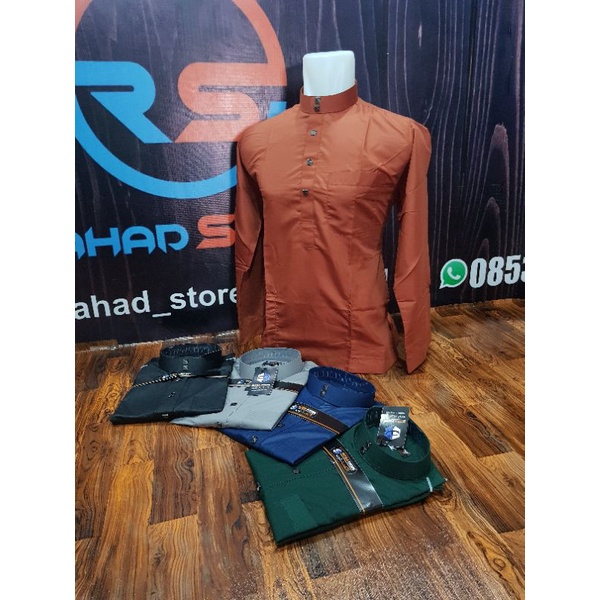 koko maroko iktifathobe, koko melayu kancing snap kantong samping