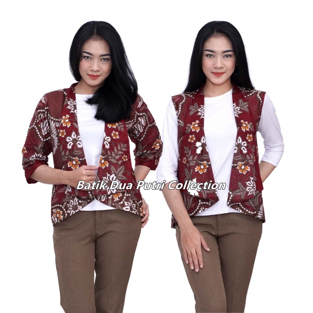 Batik Wanita OUTWEAR / BOLERO Atasan Modern Size  S-M-L-XL-XXL-3L-4L-5L