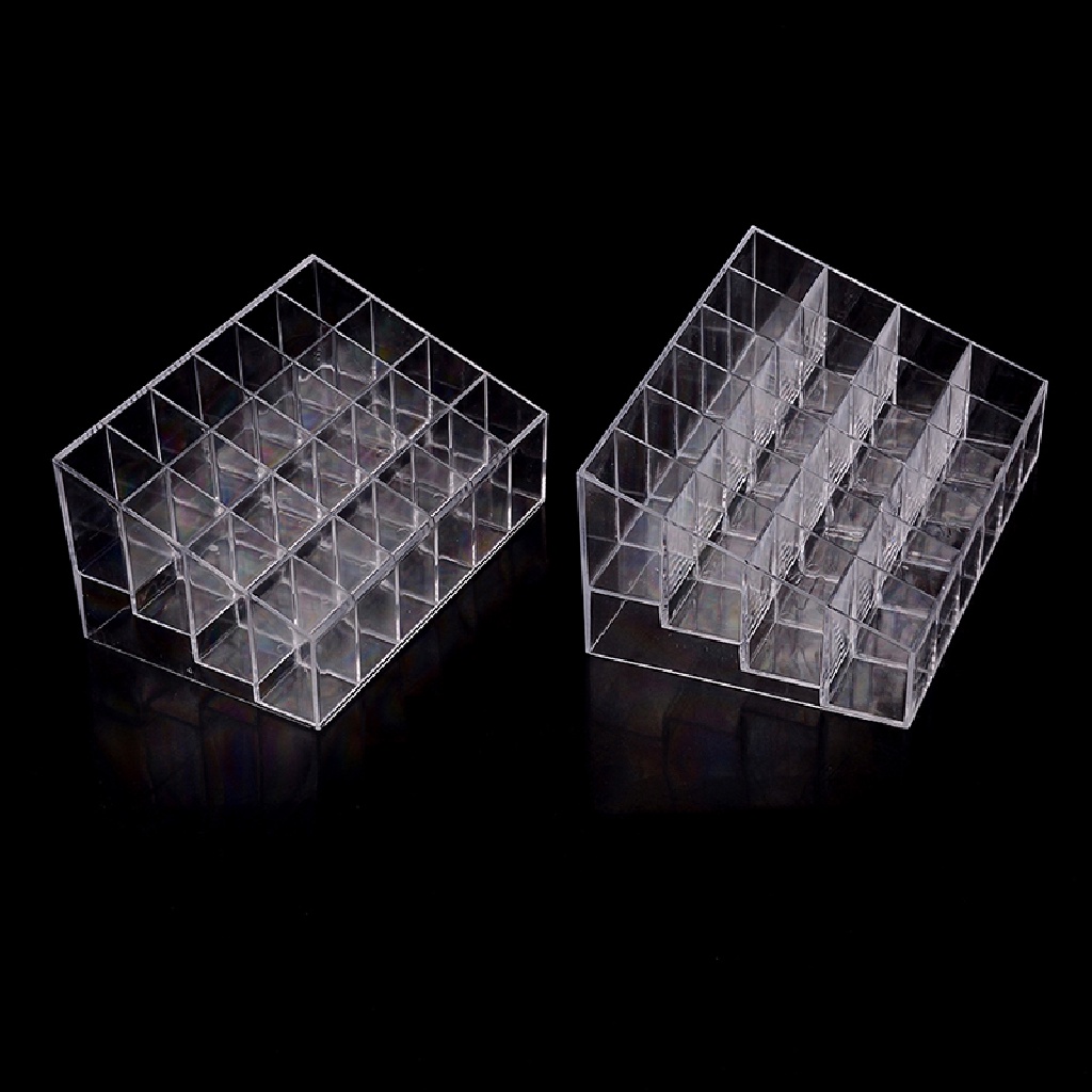 Gongjing1 Rak Display / Organizer Lipstick 24 / 36 / 40 Slot Bahan Akrilik