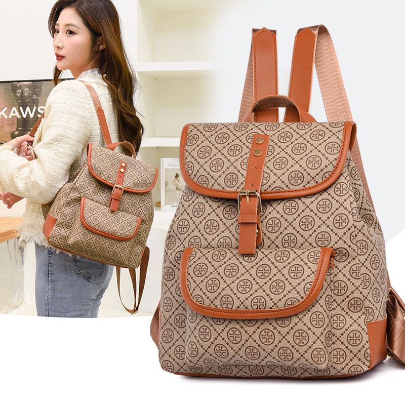 TASHAPPY EL 6507 Tas RANSEL Wanita Motif Kekinian Remaja Fashion model korea supplier tas import