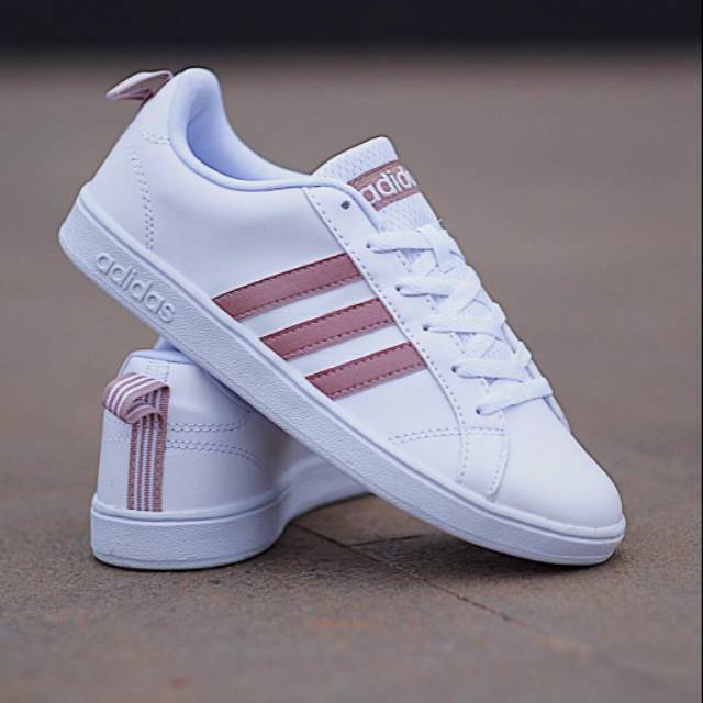ADIDAS ORIGINAL NEO ADVANTAGE WHITE ROSE GOLD BNWB