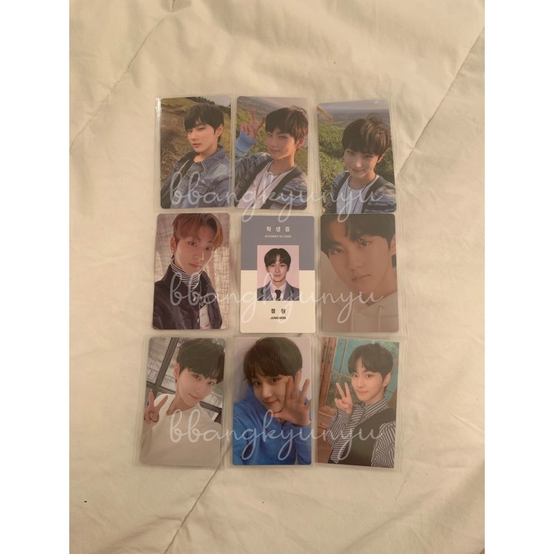 pc jungwon uni idc id card uniform dawn bdo hype bdc carnival exclusive exc lightstick ls sg21