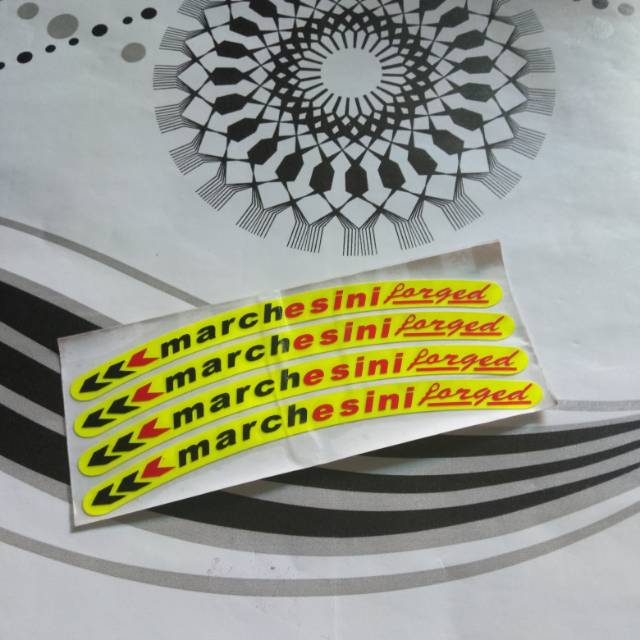 Stiker velg marchesini