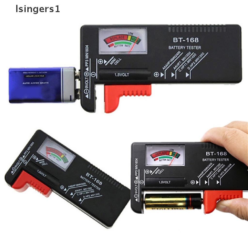 (lsingers1) Alat Tester Kapasitas Baterai Digital Smart Power Indikator