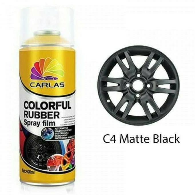 

Carlas Rubber Paint/Cat Karet /Cat Velk Warna Matte Black Exclusive
