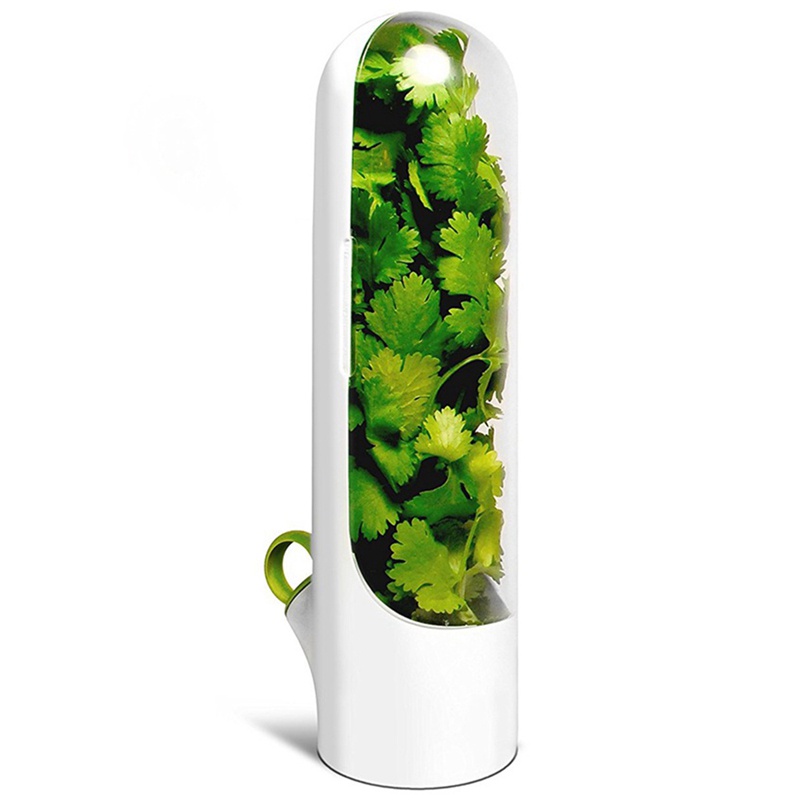 Premium Herb Keeper and Herb Storage Container,Keeps Greens and Vegetables Fresh Longer For Kitchen Storage Utensils OWT