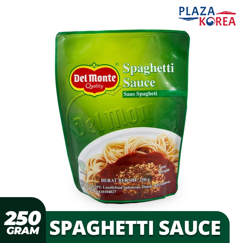 

DELMONTE SPAGHETTI SAUCE POUCH 250 GR - SAUS SAOS SPAGETI DEL MONTE