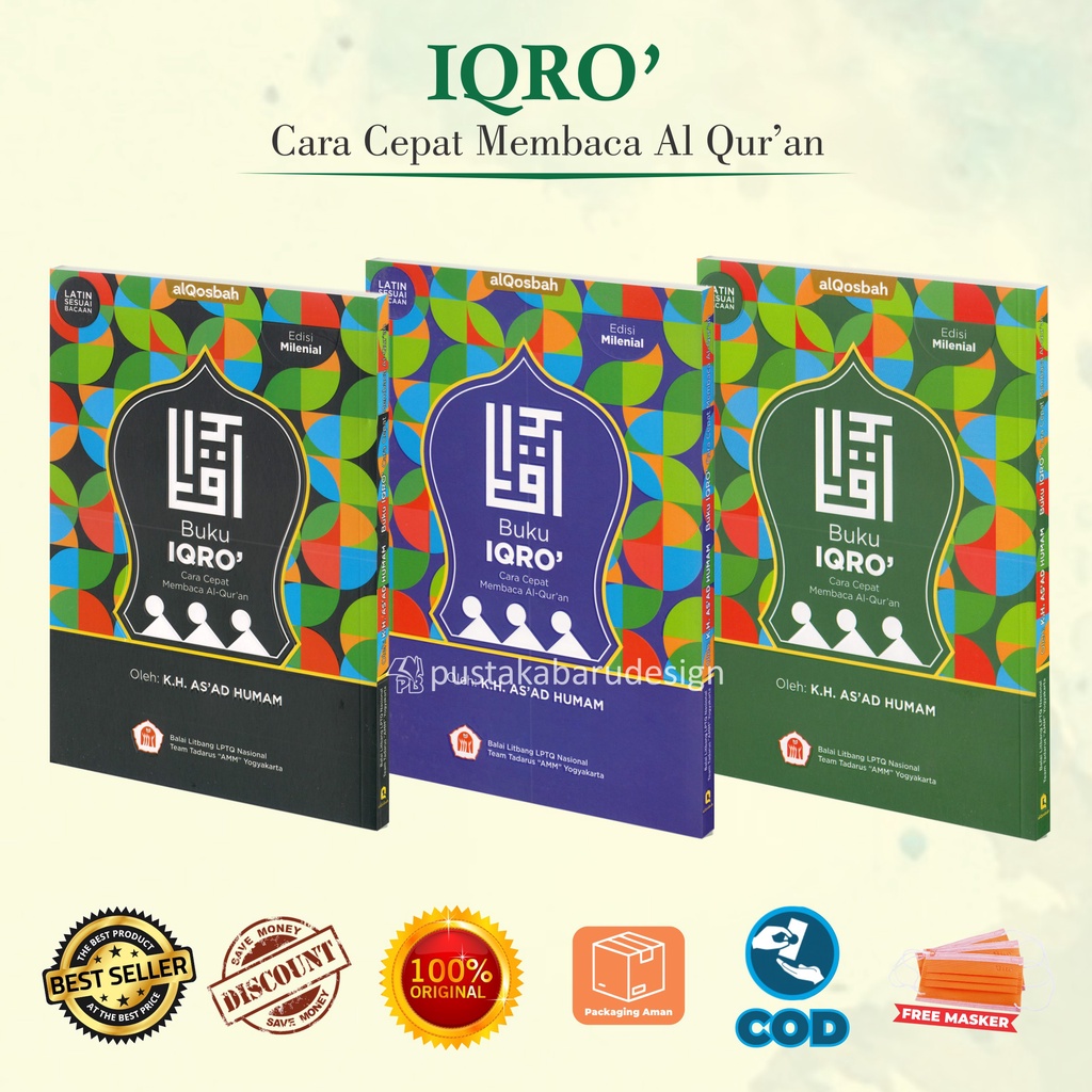 Jual Buku Iqra Iqro Milenial Disertai Latin Cara Cepat Membaca Alquran ...