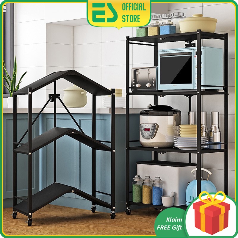 ES Rak Dapur Multi Fungsi Tanpa Instalasi Rak Penyimpanan ES Rak Dapur Multi Fungsi Tanpa Instalasi Rak Penyimpanan