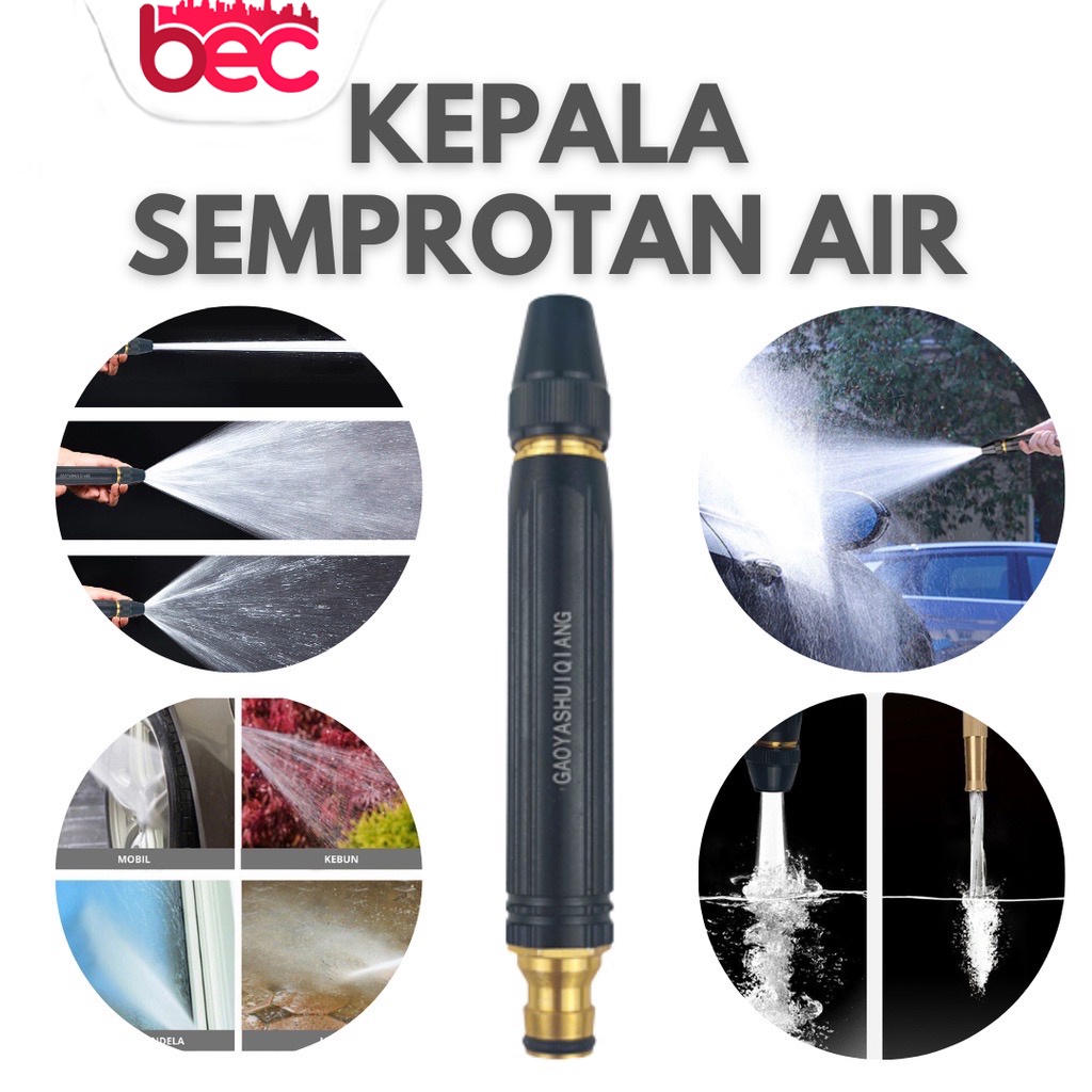 SEMPROTAN AIR CUCI MOTOR KUNINGAN NEW UPGRADE HOSE NOZZLE SPRAY STEAM TAMAN MOBIL WATER JET