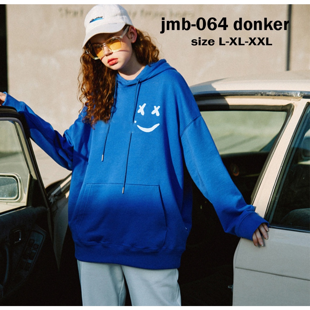 AA1 - Hoodie Fleece Oversize Bigsize Jumbo Unisex Cowo Cewe XL XXL