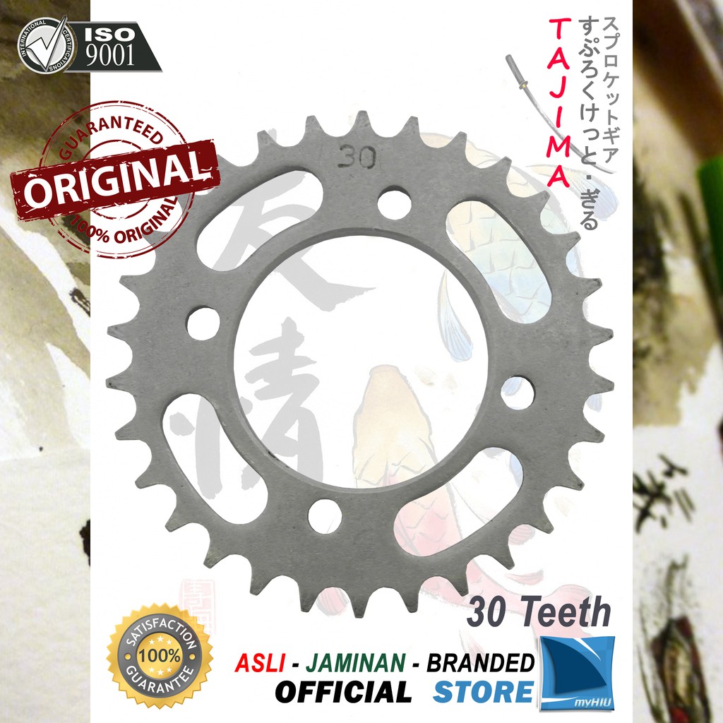 Gigi Tarik 28T ~ 39T YAMAHA Vega Lama / R / New Gir Belakang - Rear Sprocket Gear TAJIMA