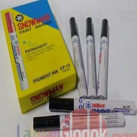 

[COD] SPIDOL PERMANENT PAINT MARKER SNOWMAN HITAM Isi 12 PCS STOK TERBATAS Kode 163