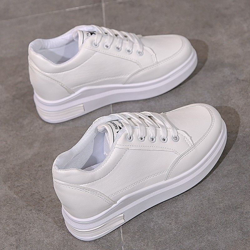 DNY Sepatu Sneaker Perempuan Fashion Sepatu Olahraga Outdoor import 0053-B2 Putih