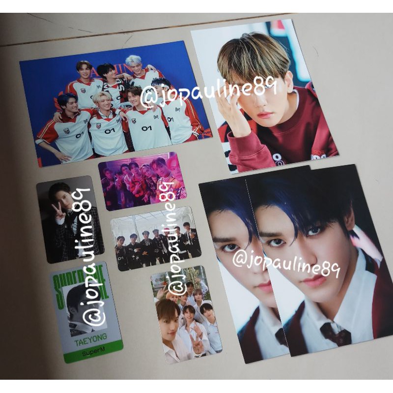 Super One Photocard and Postcard US Version Baekhyun Group