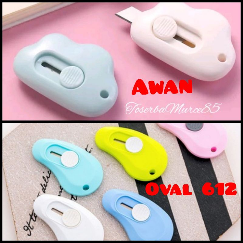 

mini cutter/ pisau cutter mini/ pisau cutter bentuk awan/ cloud mini cutter