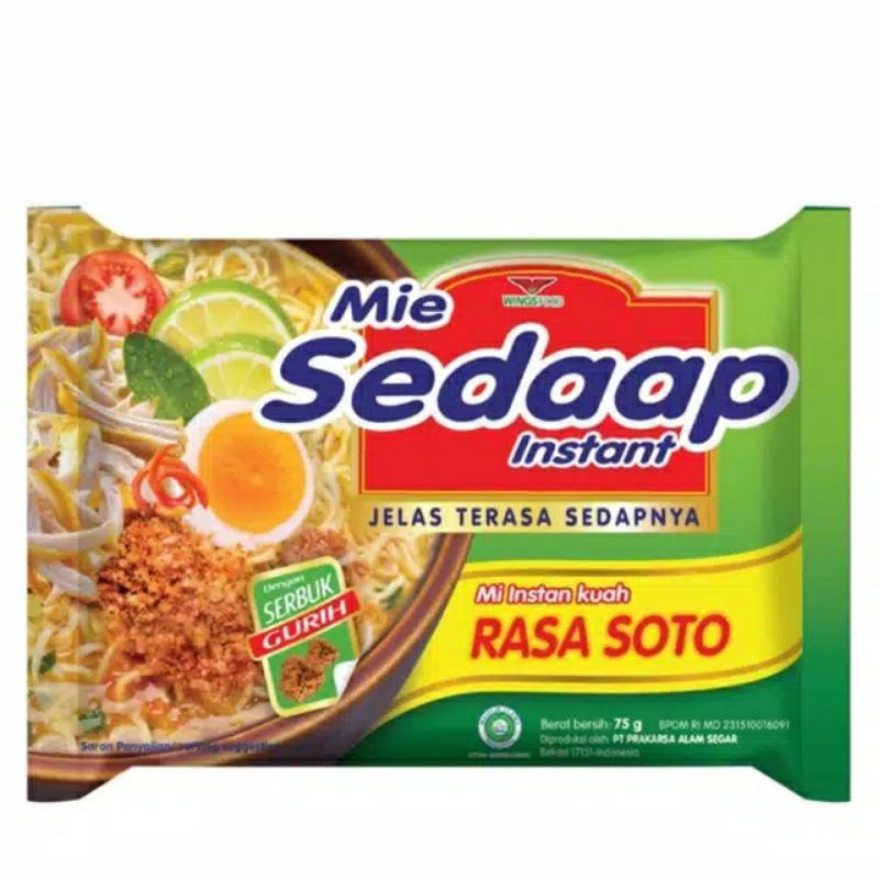 

Mie Sedap Rasa Soto 75Gr