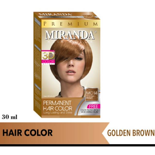 MIRANDA HAIR COLOR GOLDEN BROWN