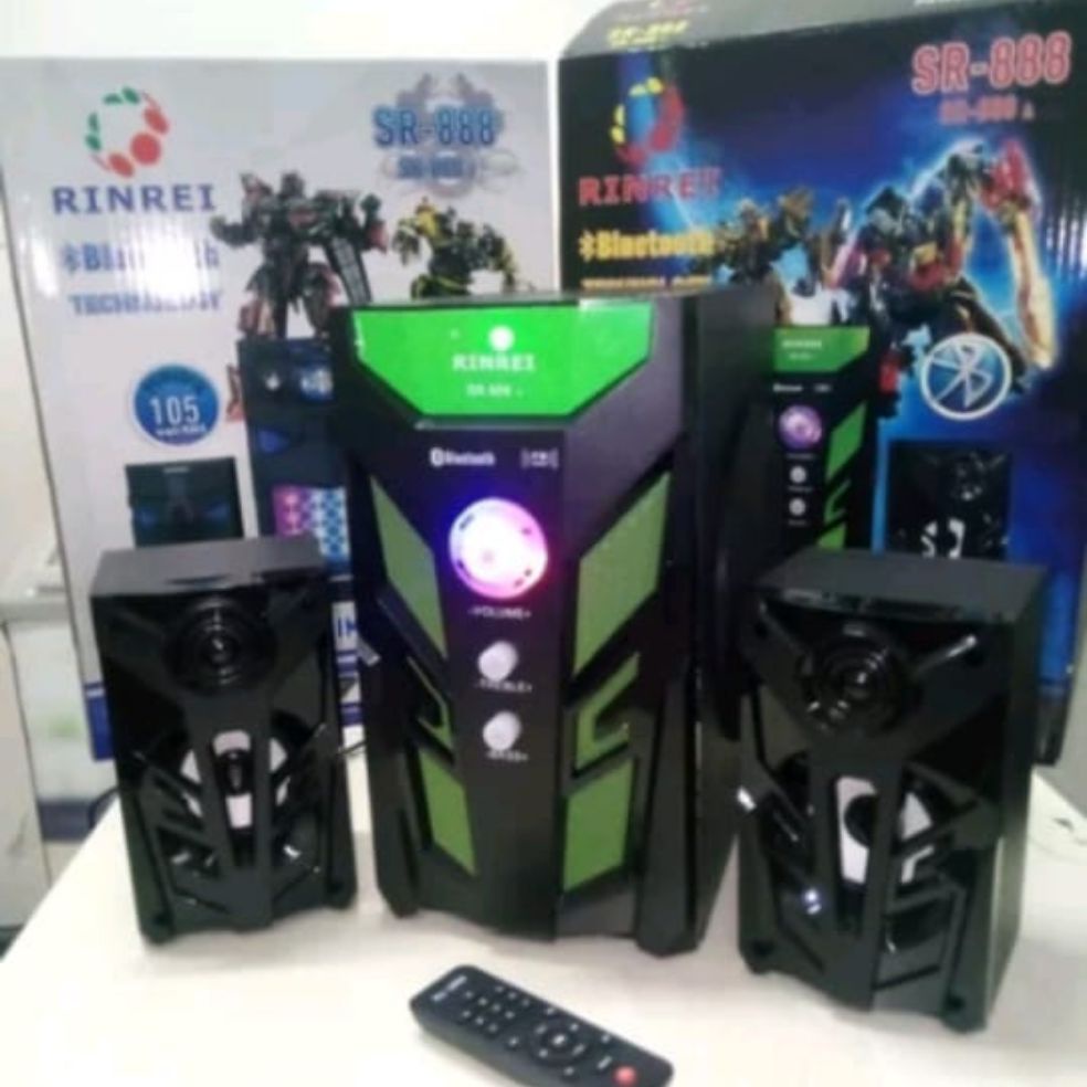 Speaker aktif RINREI SR 888 A speaker aktif bluetooth 2IN1 BODY ROBOT SUPER MEWAH FULL BASS