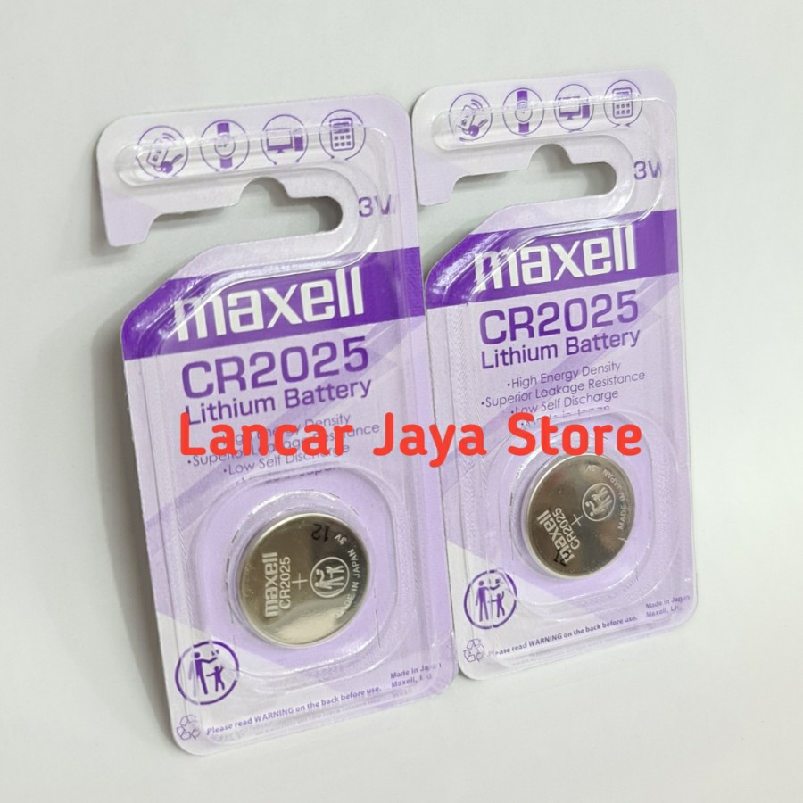 Batrai/Battery/Baterai Maxell CR2032 CR2025 CR2016 Batre Maxell Single Pack