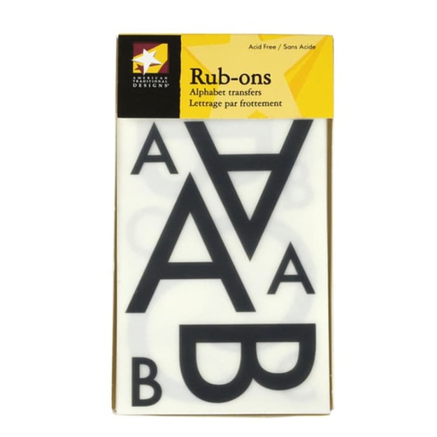 

Stiker Alphabet ABC Stiker Rub-Ons