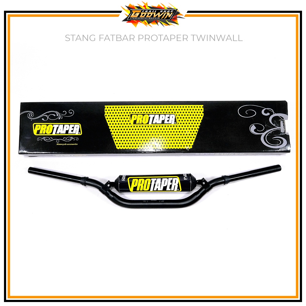 Stang Setang Fatbar PROTAPER EVO LOW TWINWALL + Busa / CONTOUR 4 mm plus Raiser Peninggi Stang