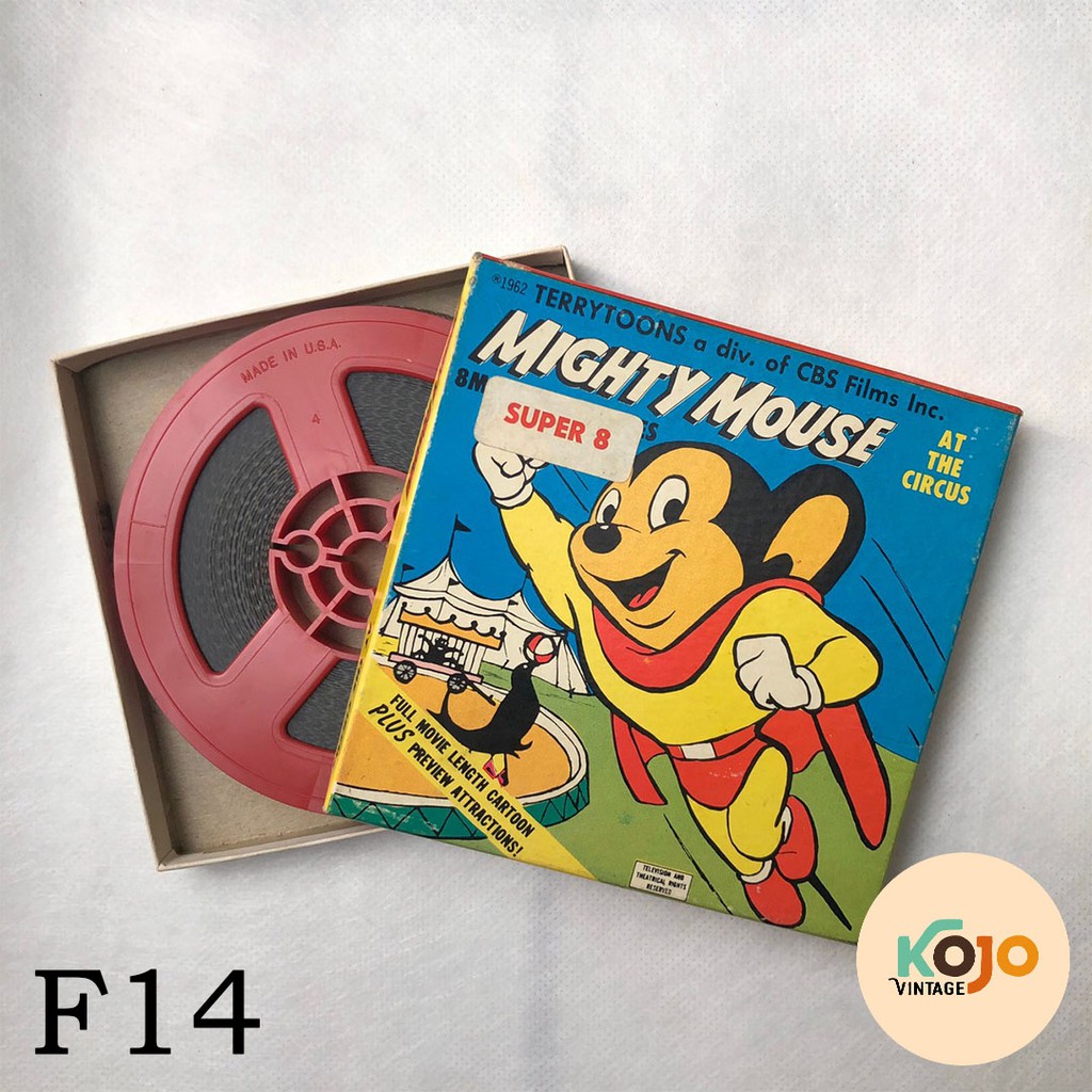 Film Proyektor Jadul Vintage Lawas Antik Retro Klasik Classic Langka Rare Mighty Mouse At The Circus