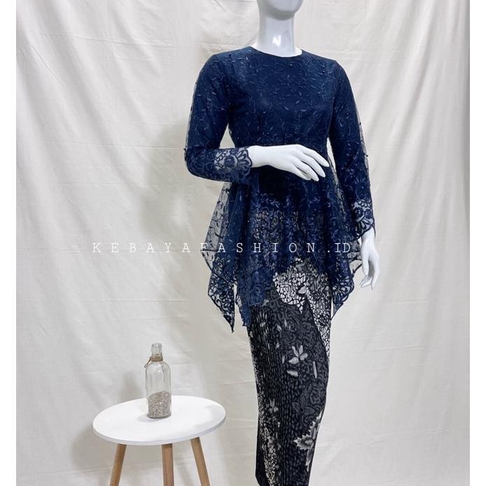 Kebaya Modern / Stelan Kebaya Brukat / Kebaya Remaja Kekinian / Kebaya Brokat / Atasan Kebaya Brukat
