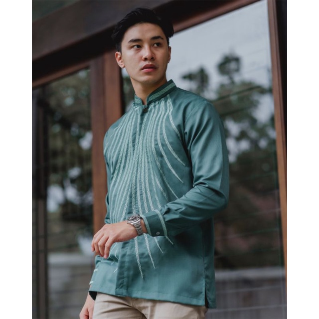 Kemeja Bordir Pria NUC.ID Azam 02 (Wardah)