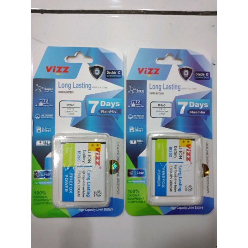 Baterai Vizz Samsung Galaxy Core i8260 i8268 G3508 Double Power Ori