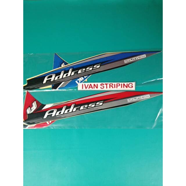 stiker / striping motor suzuki address 2015 murah
