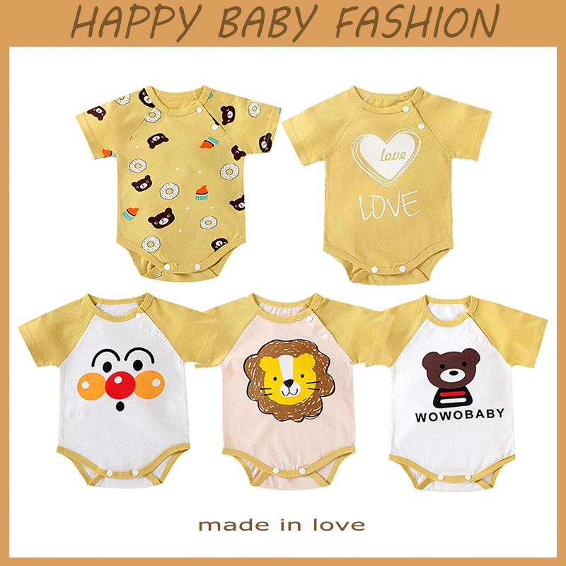 【Happy Baby】Jumper Bayi Pendek Kodok Versi Segitigai New Born SJP01