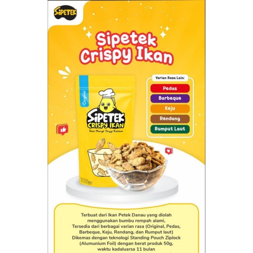 

Sipetek Ikan Crispy