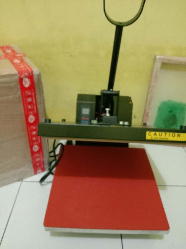 Mesin Press Kaos 38x38 Cm 900 Watt Press Baju Heat Press 38 X 38