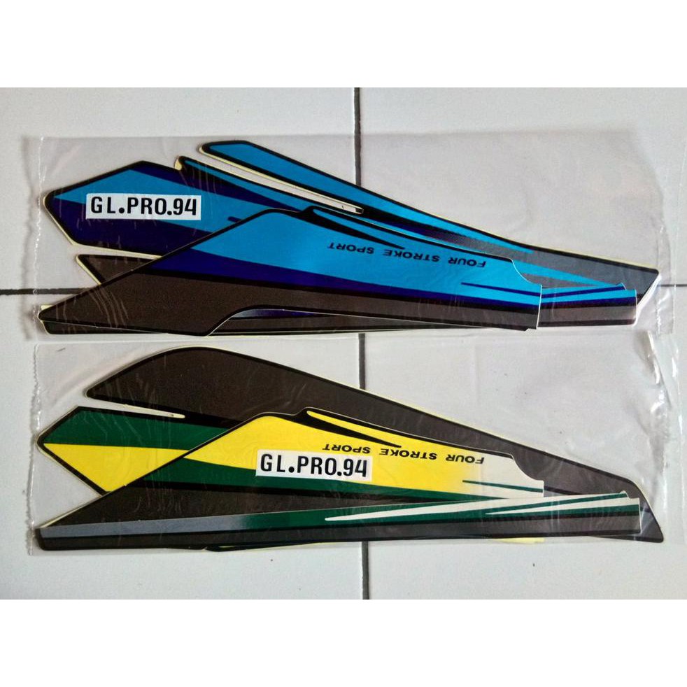 Aksesoris Striping Stiker Lis Motor Honda Gl Pro Tahun 1994 94