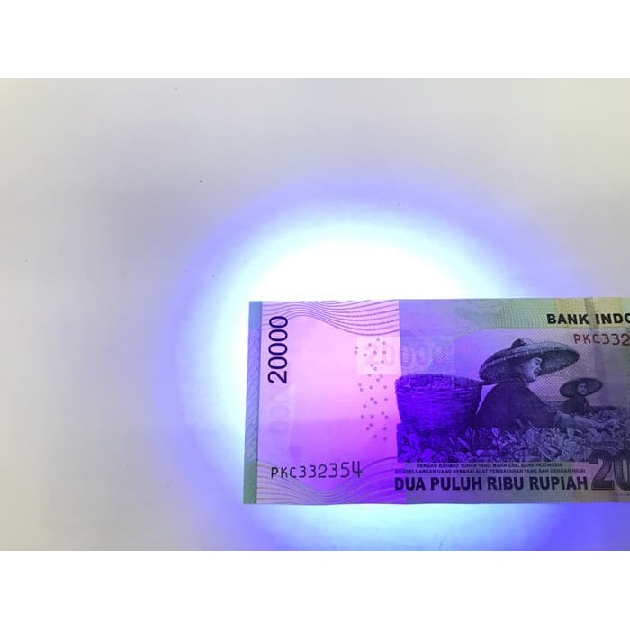 Money Detektor pendeteksi Deteksi Uang Palsu Sinar Lampu Ultraviolet