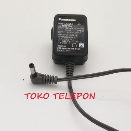 Adaptor Telepon Wireless Panasonic 5.5V AC Adaptor Panasonic PNLV226