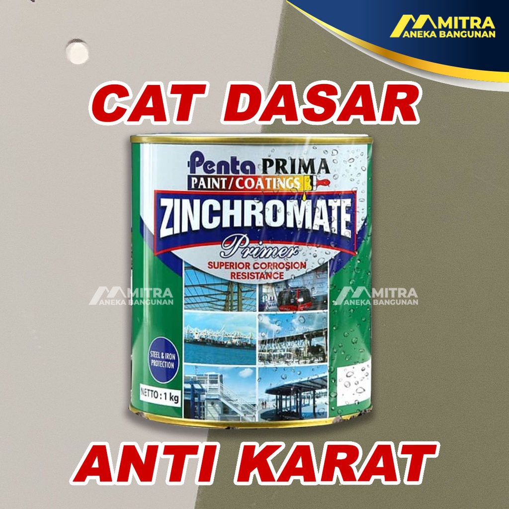 Jual Meni Besi Cat Dasar Besi Baja Anti Karat Zinchromate Penta Prima Epoxy Zinc Chromate 8680