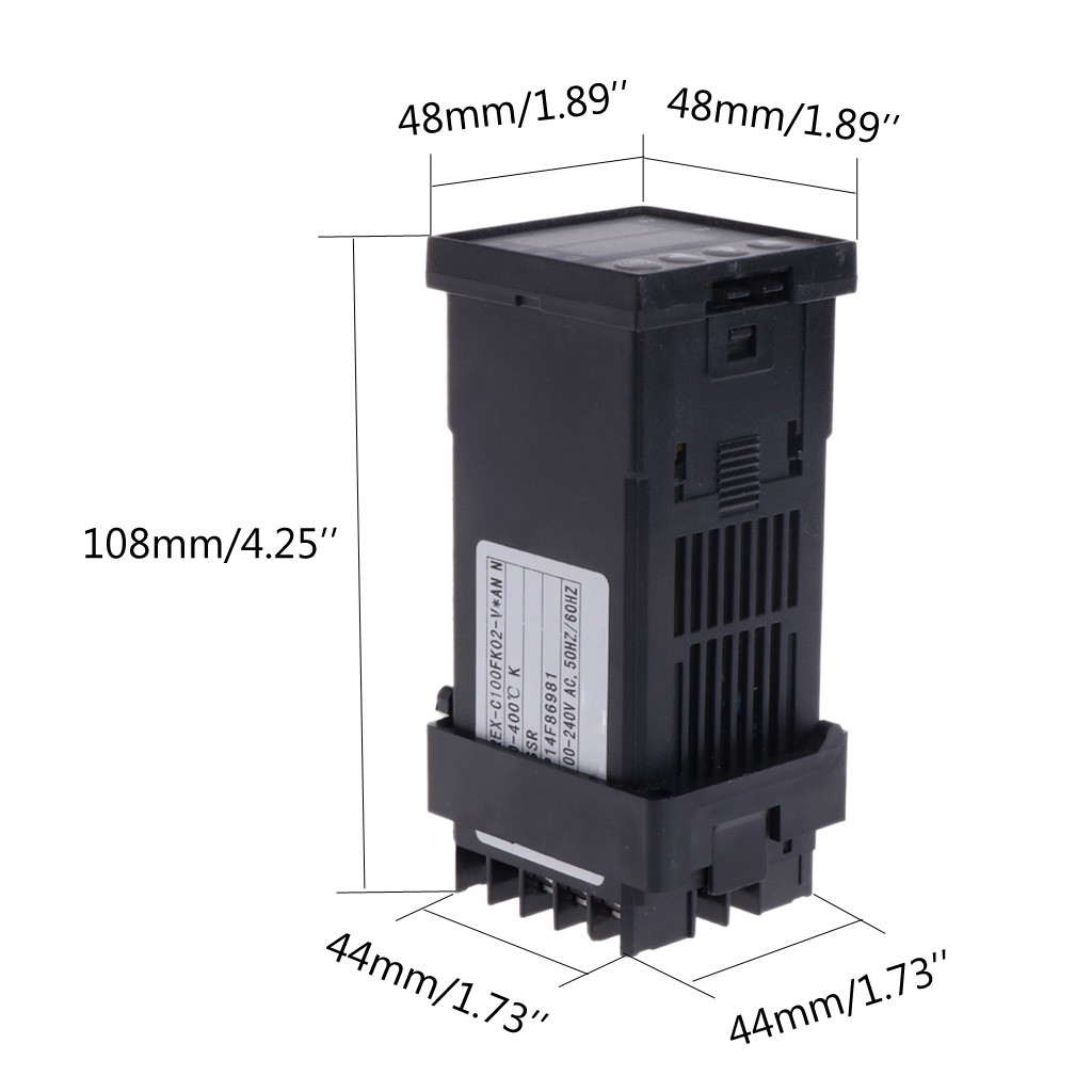 Controller Temperatur PID Digital REX-C100 0 to 400  C K Type Input SSR Output