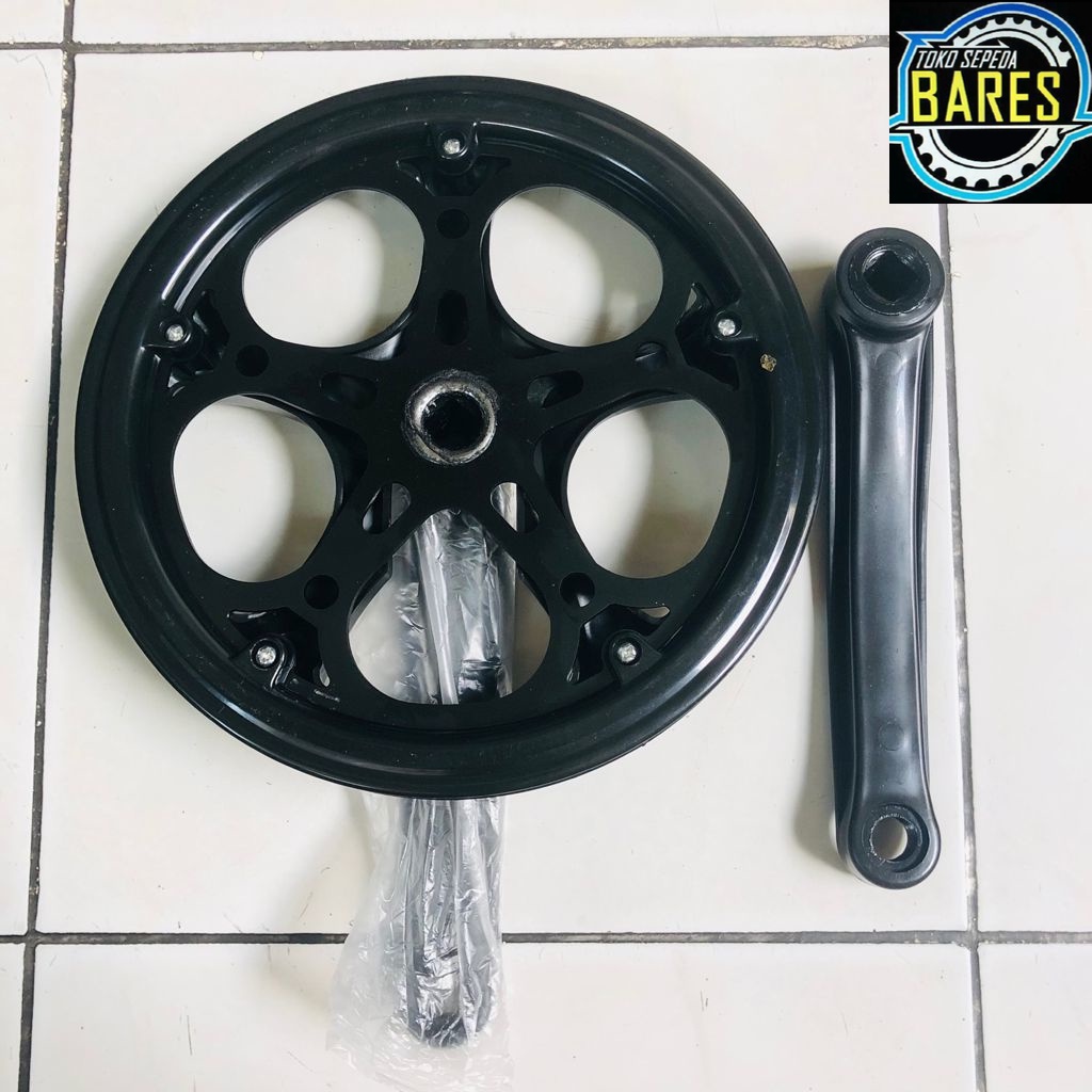 Gir Tengah Sepeda Minion / Lipat / Balap / Fixie Exotic ET-M351 52T BK / Crank Gear