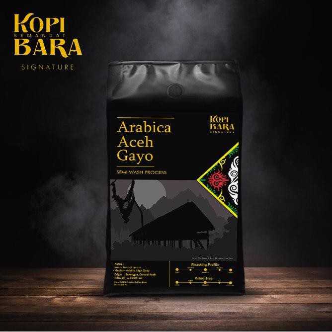 

Arabica Aceh Gayo 200gr-Roasted Coffee Bean-Kopi Bara Signature