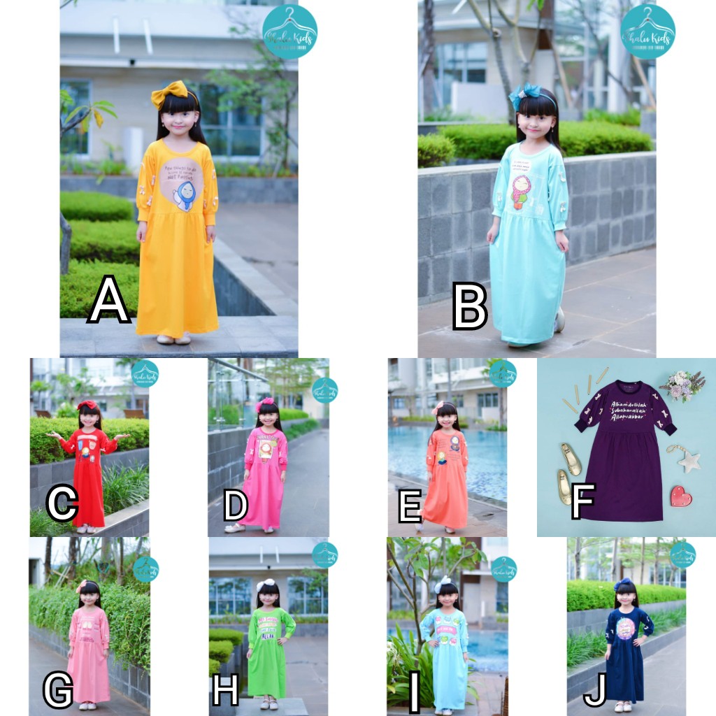 GAMIS BALLON SHALU KIDS|GAMIS ANAK MODEL TERBARU|GAMIS ANAK PEREMPUANGAMIS ANAK MURAH