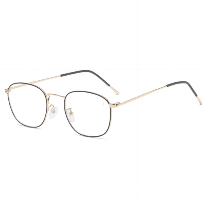 Kacamata Photocromic Korea / Anti Radiasi 2 In 1 Potokromik Photochromic Pria Wanita 2029-Rose Gold