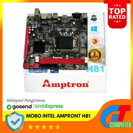 Motherboard Amptron Intel H81 (LGA1150, Intel H81, DDR3)