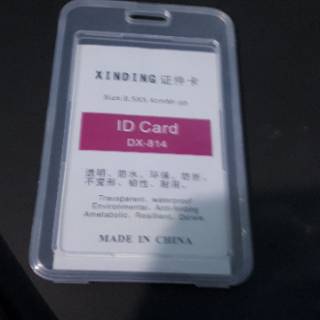 ID CARD 814 ANTI air / Holder id card plastik / Name tag