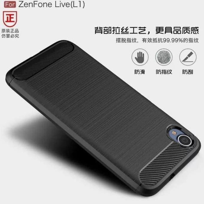 CASE CARBON SOFT CASE ZENFONE LIVE L1 ZA550KL