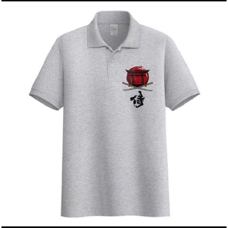 KAOS WANGKI PRIA DEWASA MOTIF RUMAH SAMURAI UKURAN   S M L XL XXL