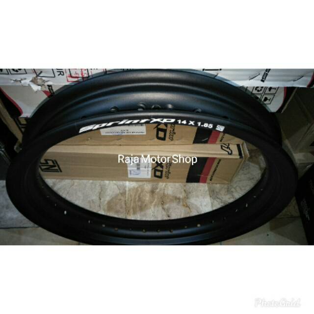 Ready, Velg Rossi Sprint Xd SuperMoto black doof hole36 ring 14 x 1.85