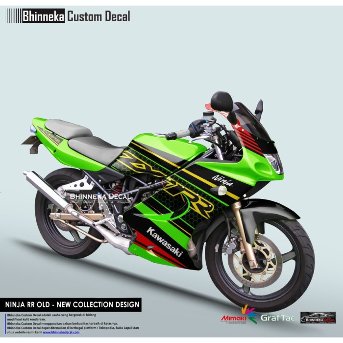 DECAL STICKER NINJA RR OLD ZXRR