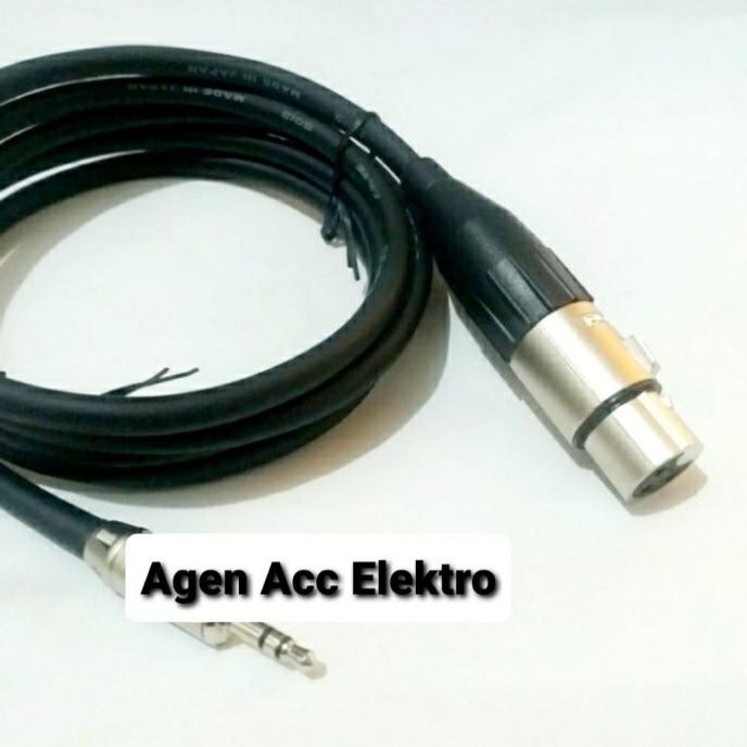 Jack 3.5Mm Trs To Jack Amphenol Xlr Female 5 Meter